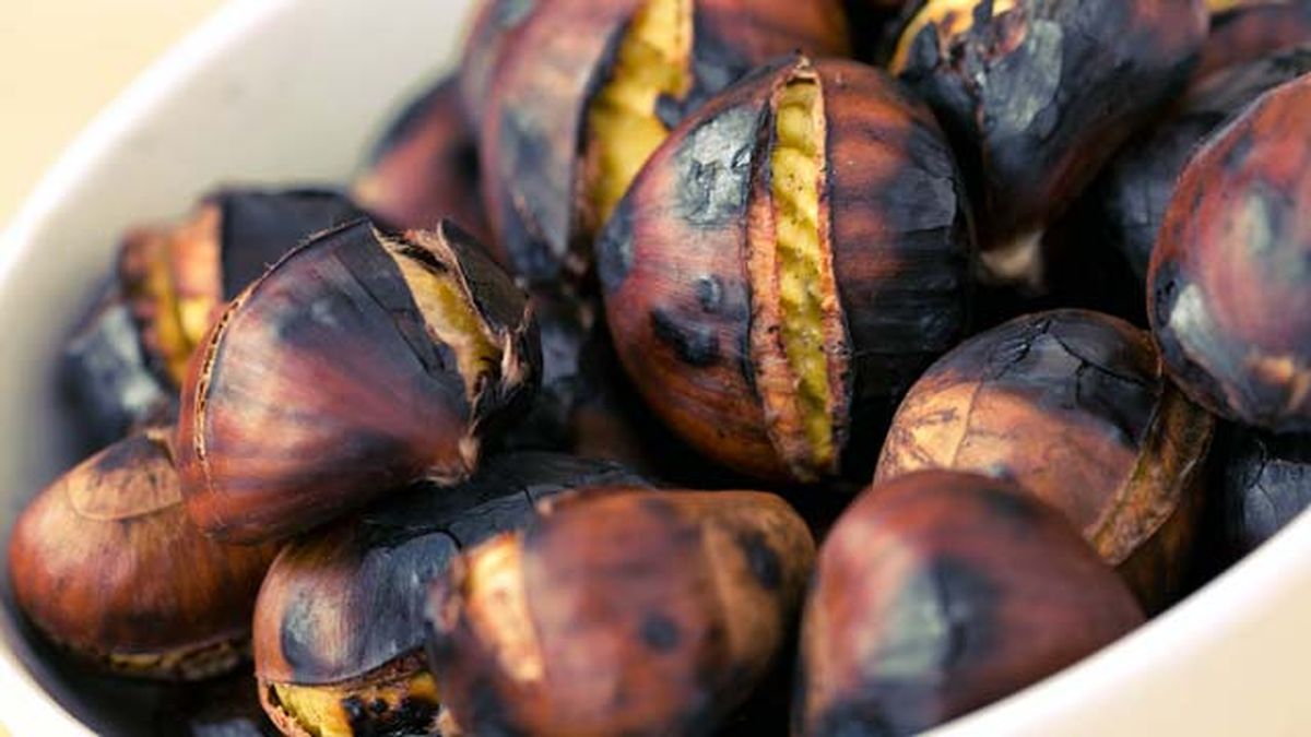 hacer castanas al microondas