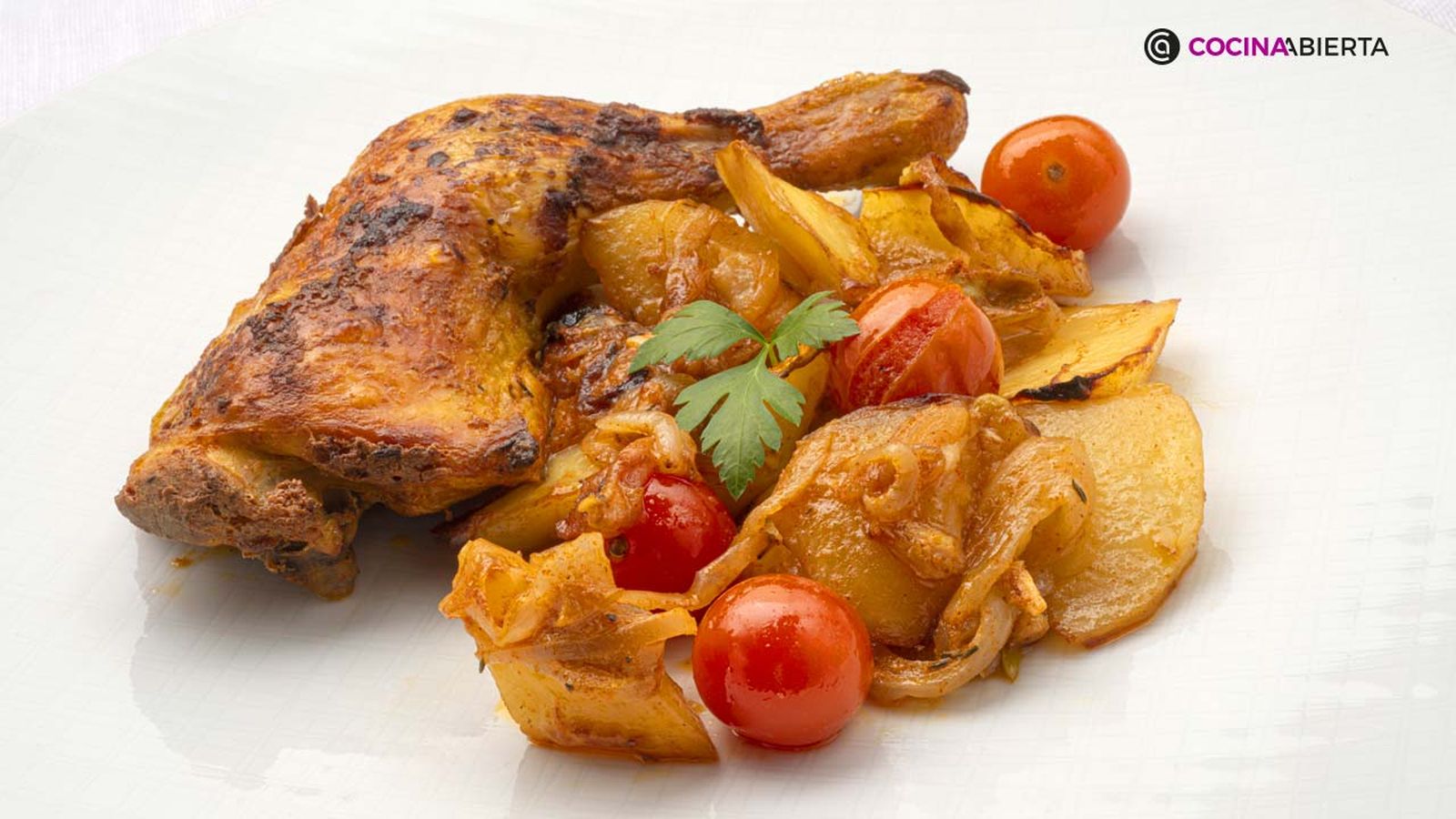 receta pollo al estilo turco patatas cebolla portada