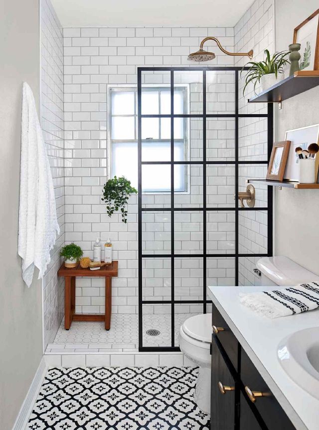 Baños pequeños con ducha las claves para decorarlos y aprovechar el espacio 9