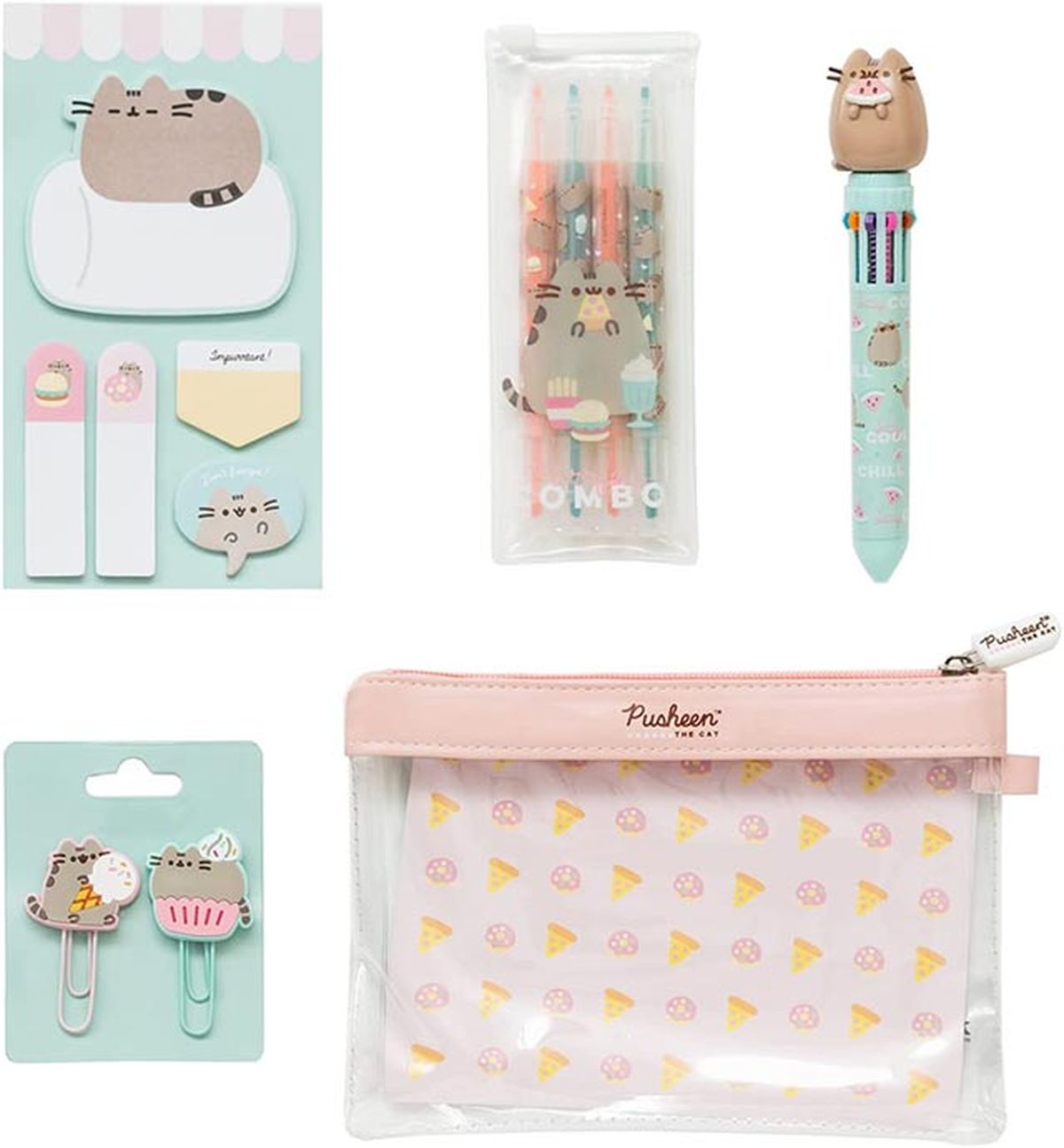 set papeleria kawaii