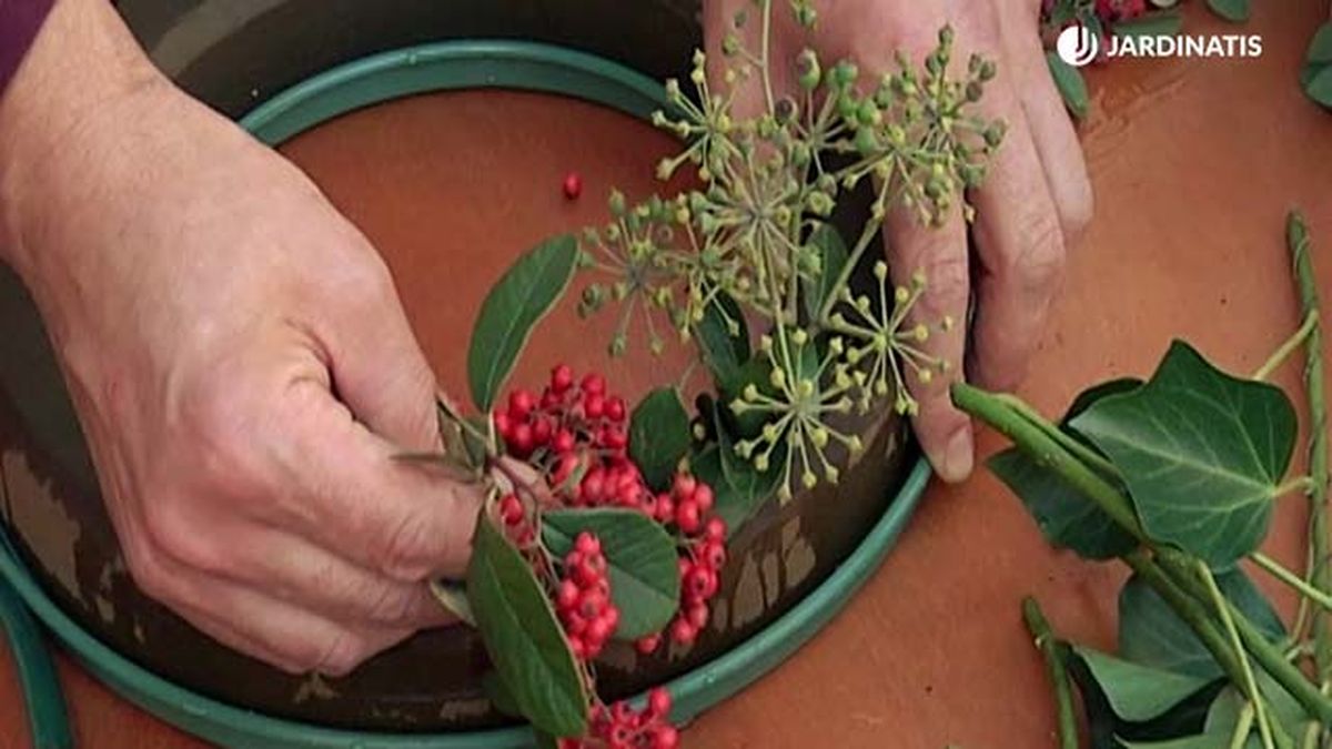 como hacer una corona de adviento brico 725 paso 2