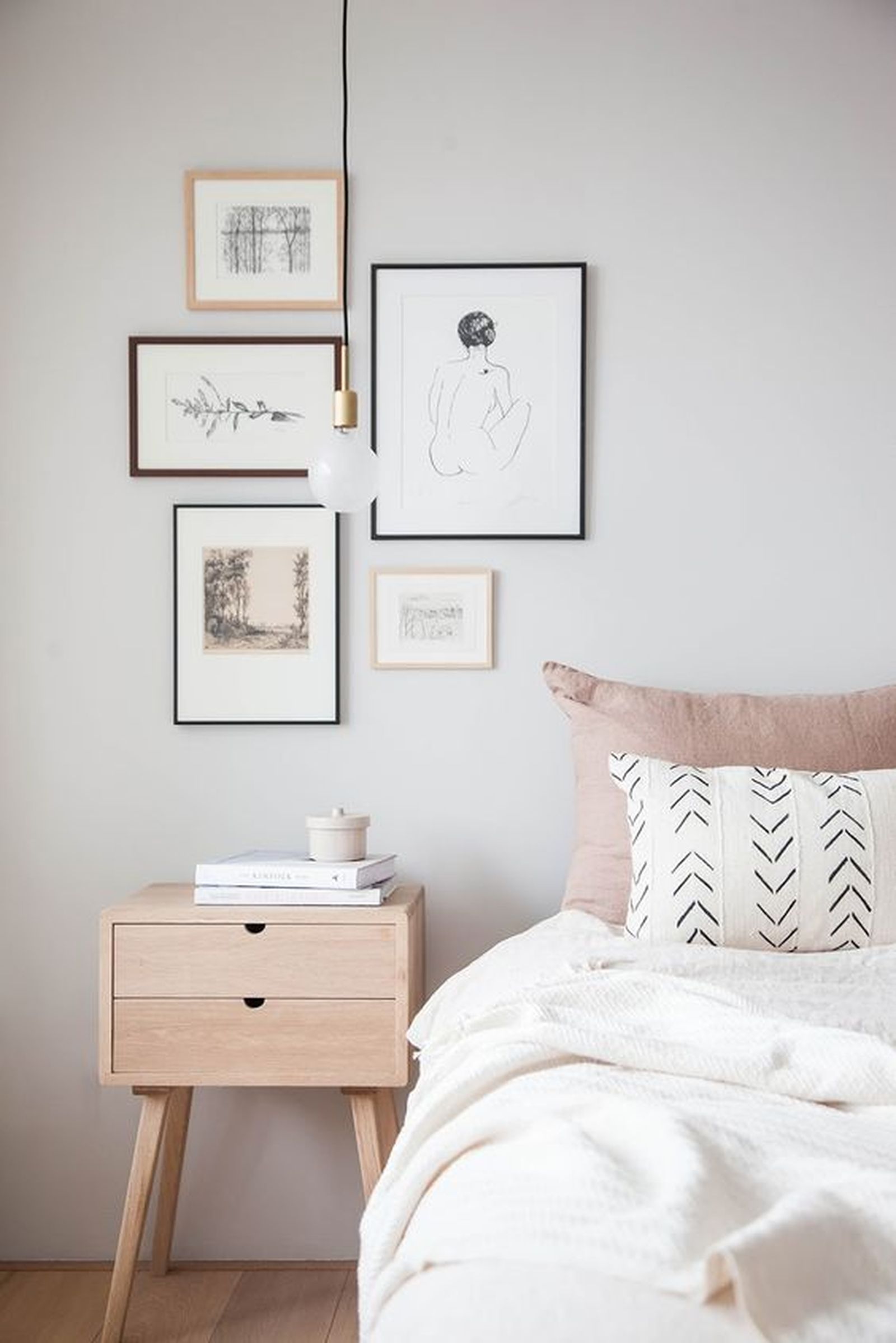 1 dormitorio blanco madera banco descalzador decorar en familia