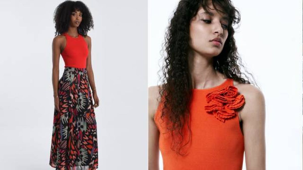 como llevar falda en bodas plisada