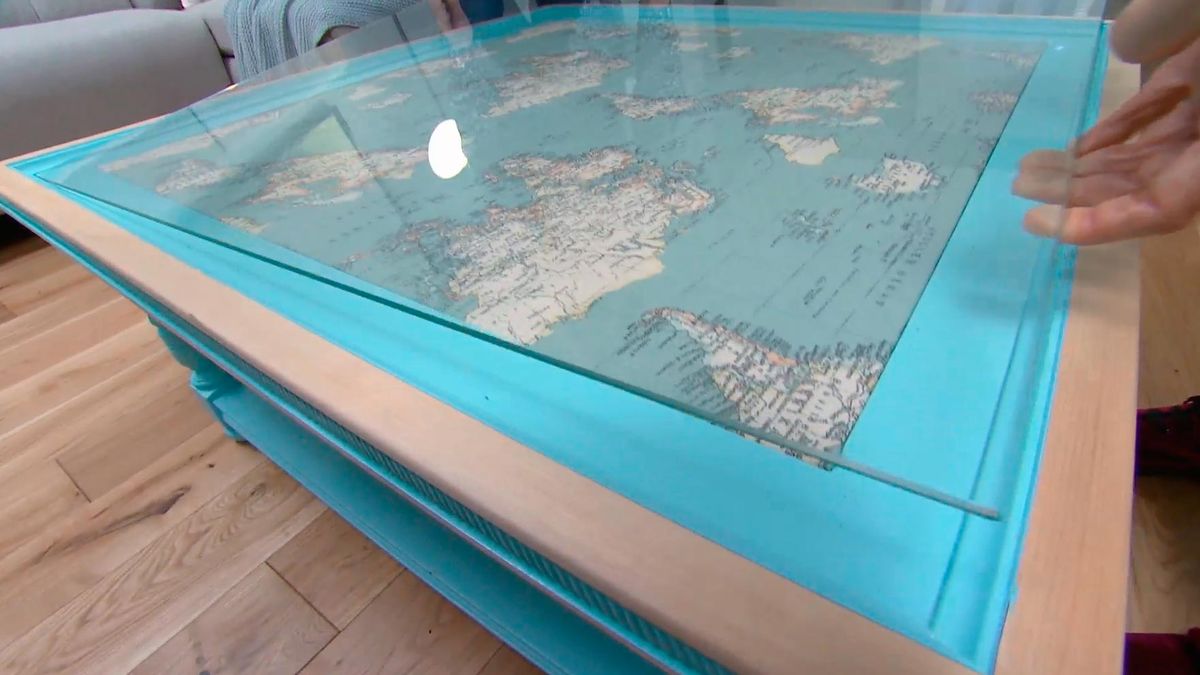 Deco694 renovar mesa centro cristal mapamundi paso6