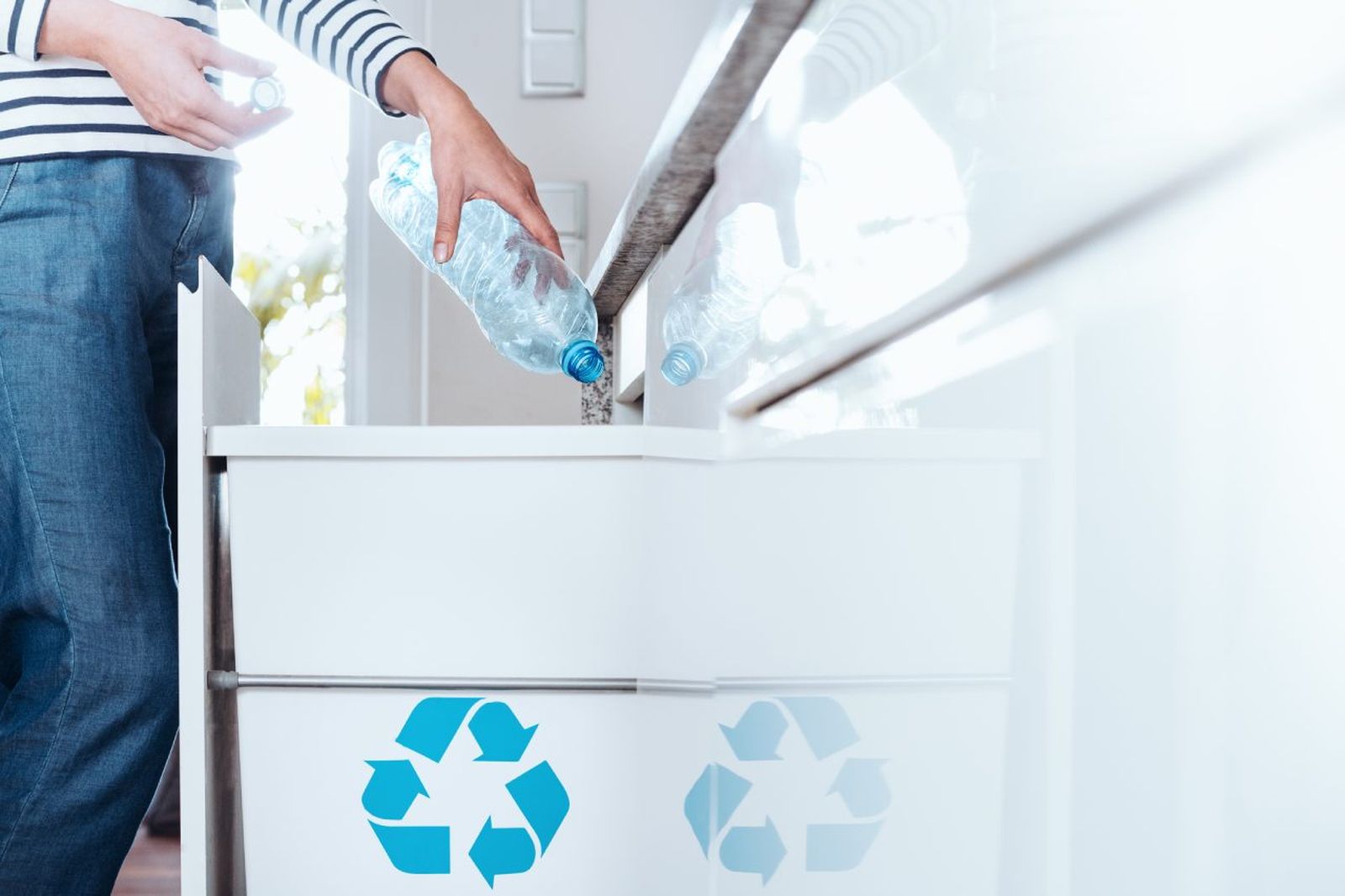 Recicla sin tener los cubos de basura a la vista