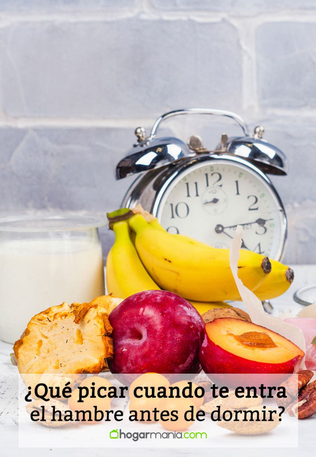 que picar cuando te entra el hambre antes de dormir pin