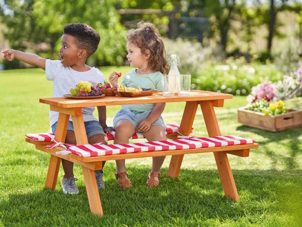 mesa infantil bancos lidl