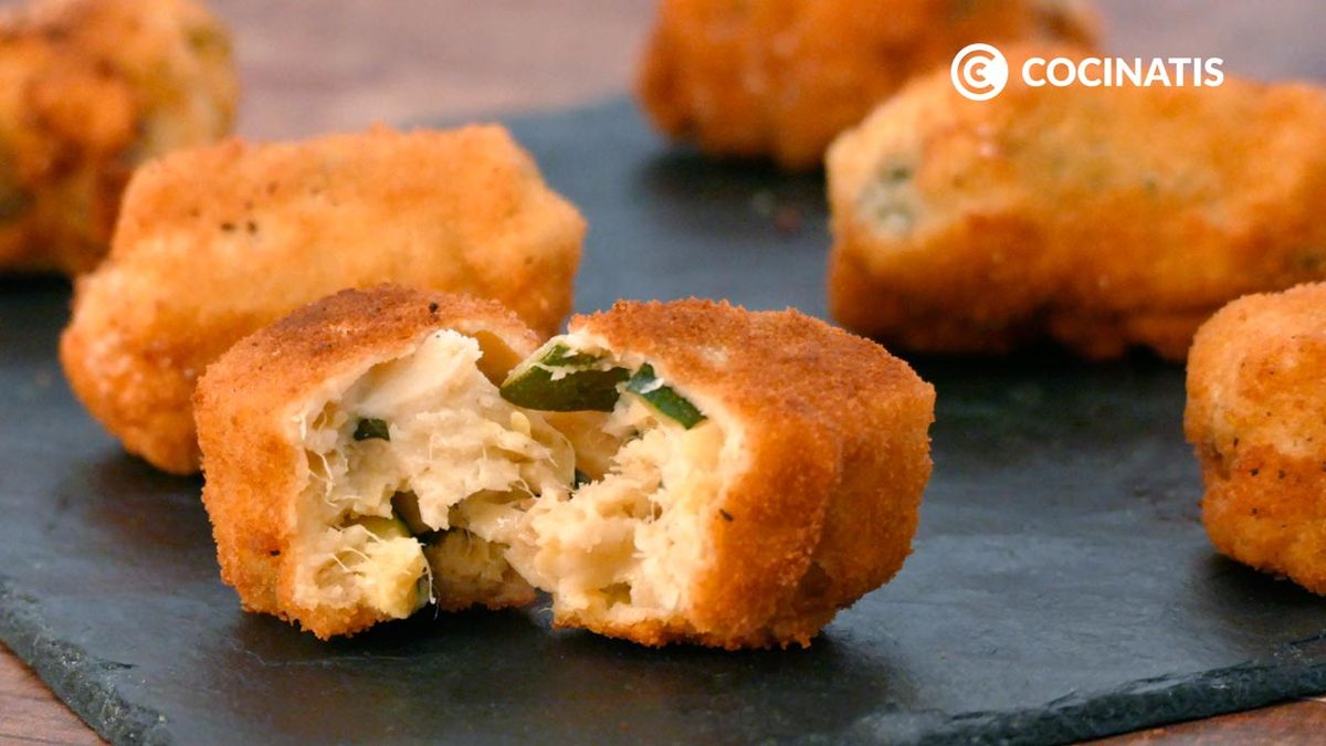 Receta de croquetas de calabacín crujientes