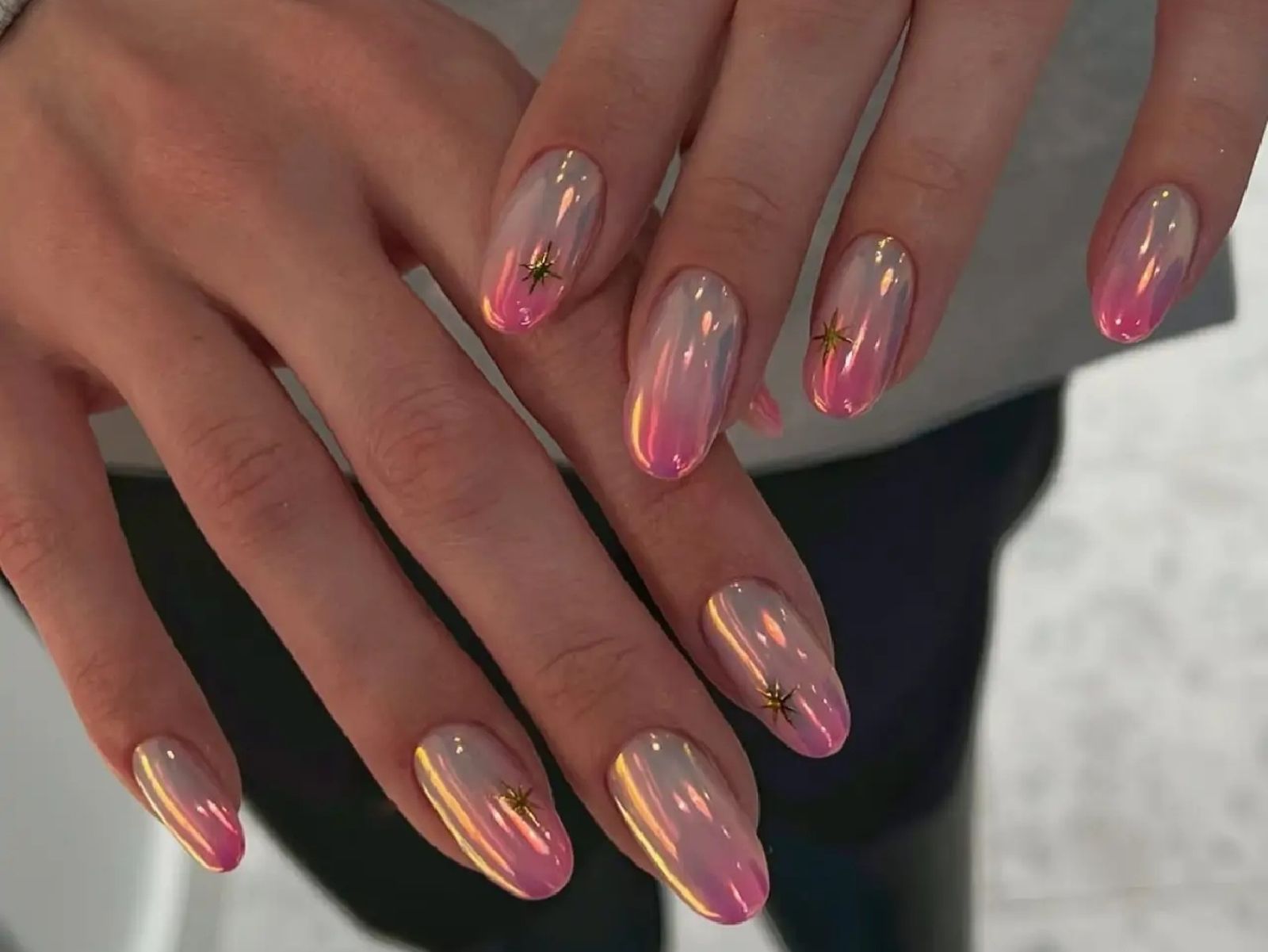 Manicura chrombré
