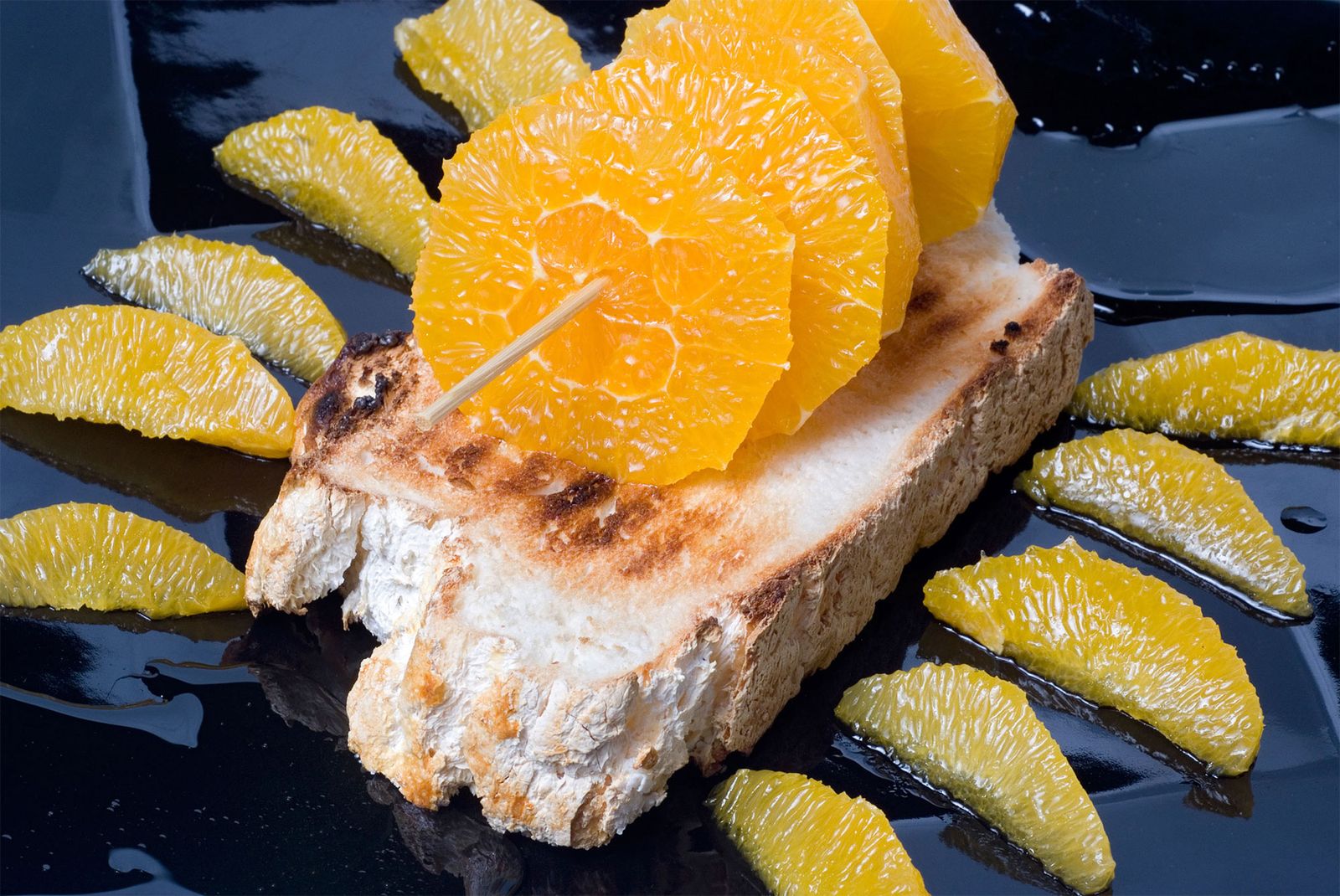 naranjas miel aceite pan xl