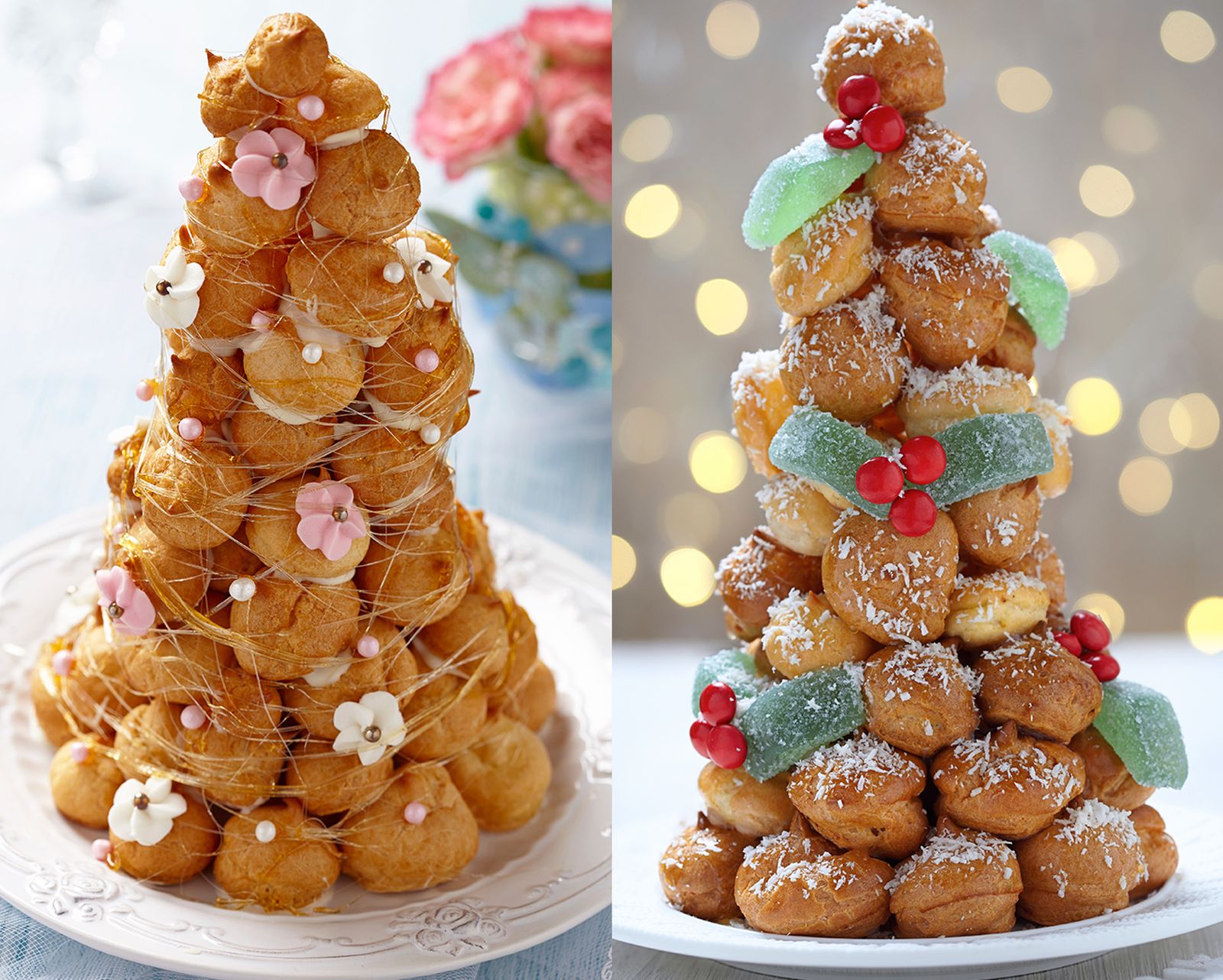 receta Croquembouche decoracion
