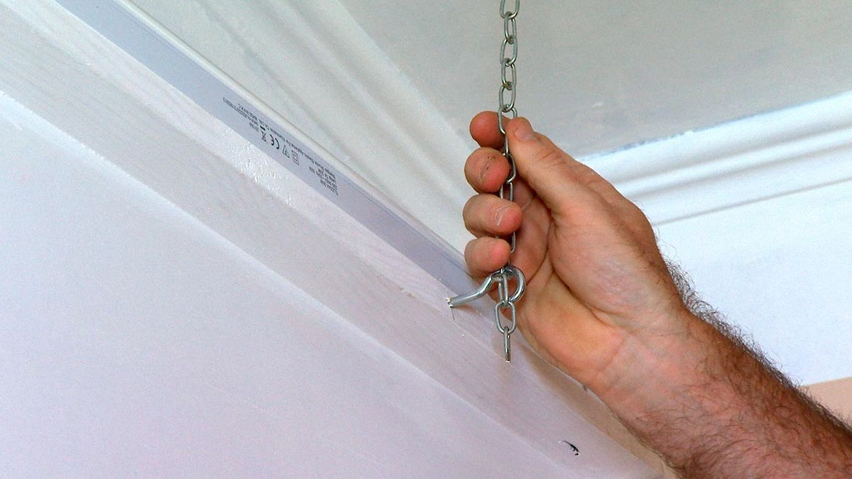 Iluminación en falso techo paso 15