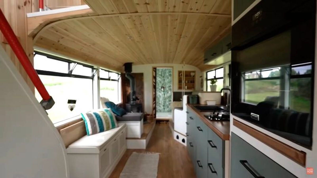 La primera planta del autobús