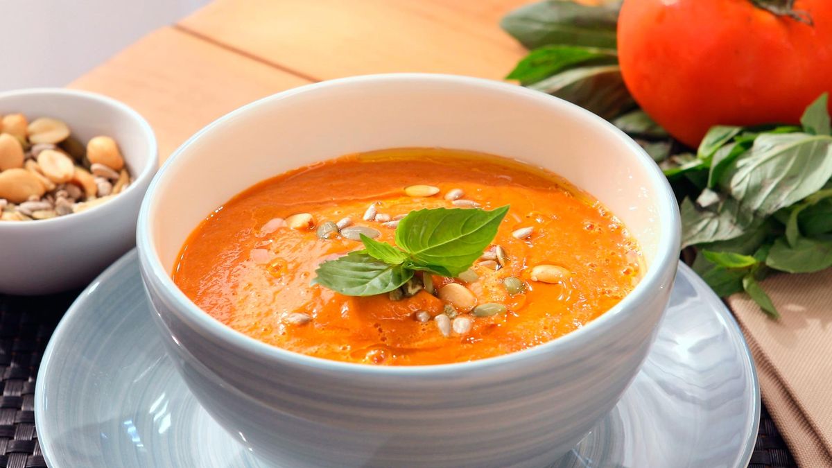 Sopa de tomate cremosa