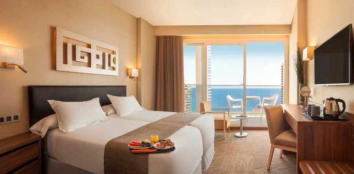 Habitación superior del hotel Don Sancho de Benidorm.
