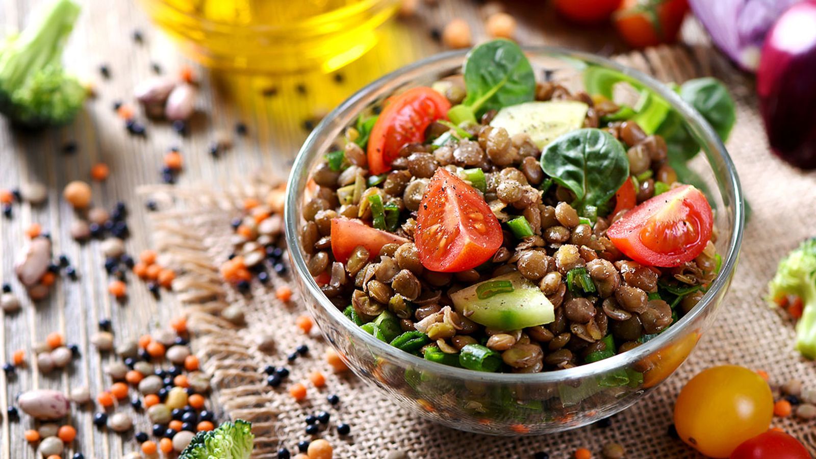 Recetas de ensaladas con legumbres