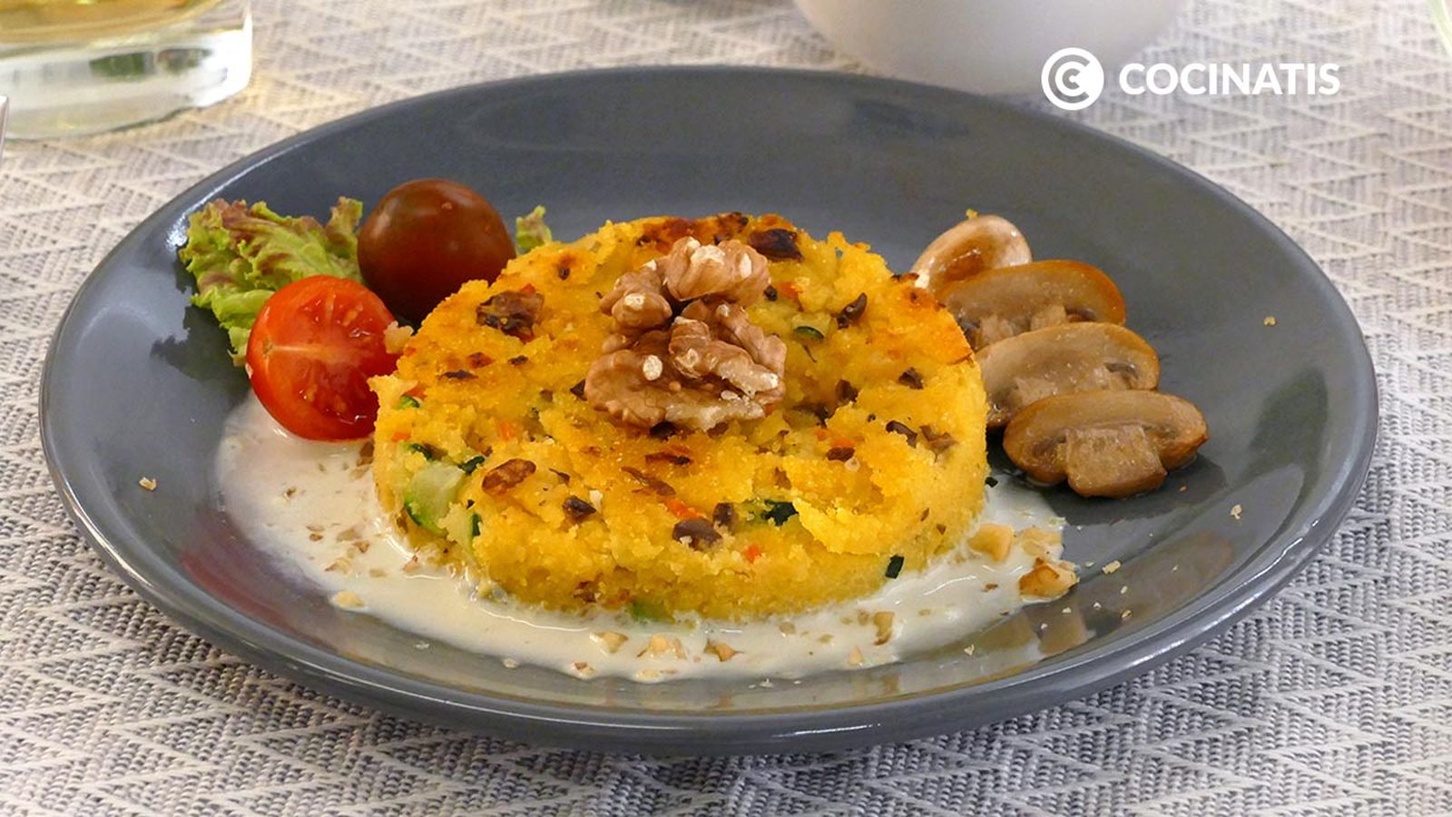 Receta de hamburguesa vegetariana de calabacín y champiñones