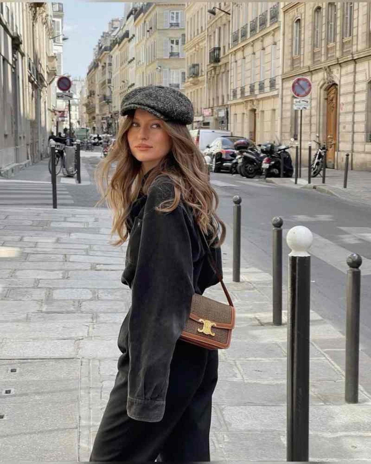 Gorra inglesa jaspeada