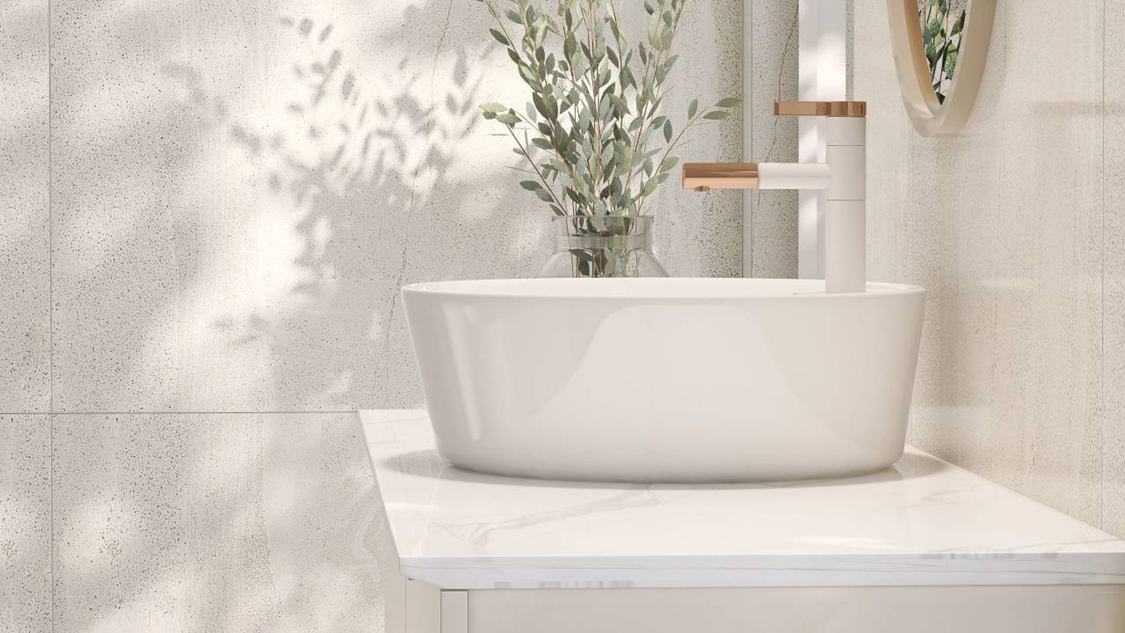 lavabo sobre encimera