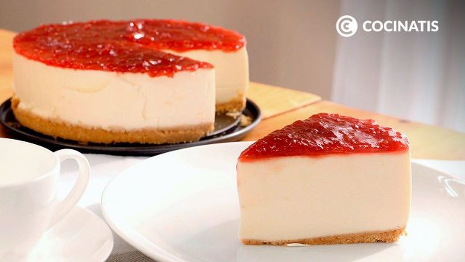 Tarta de queso sin horno