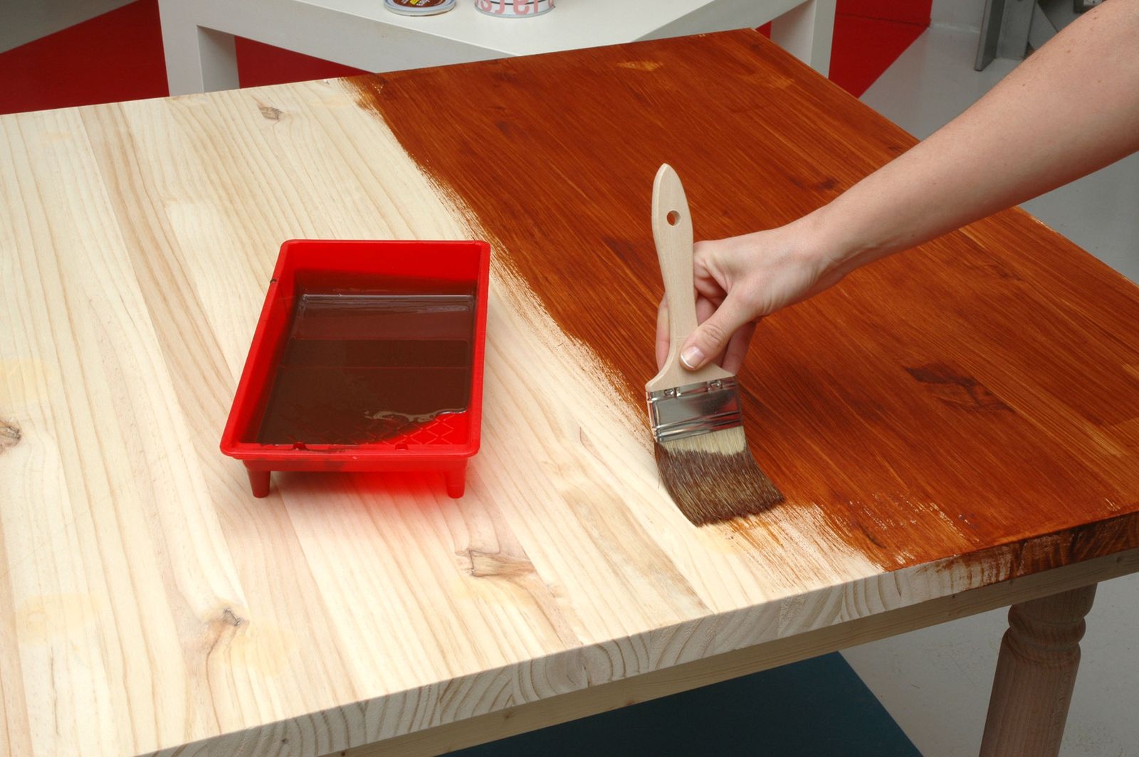 Decorar mesa para jugar a las damas paso 2