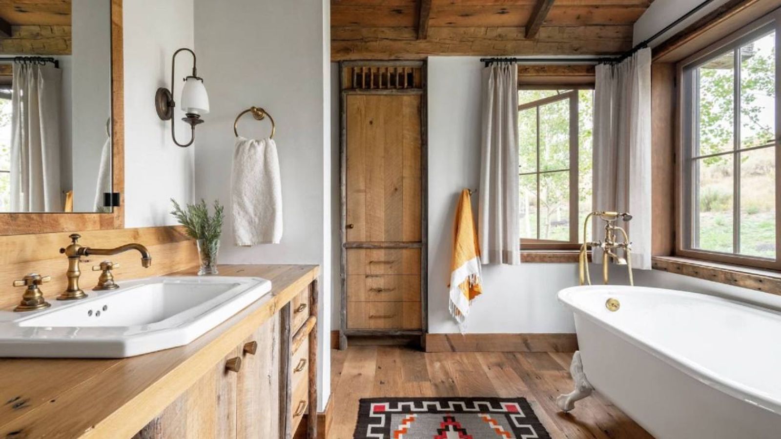 Baños rústicos claves para decorar con este estilo decorativo 1