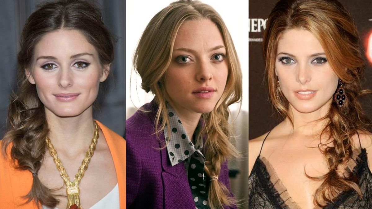 belleza peinados trenza deshecha lateral