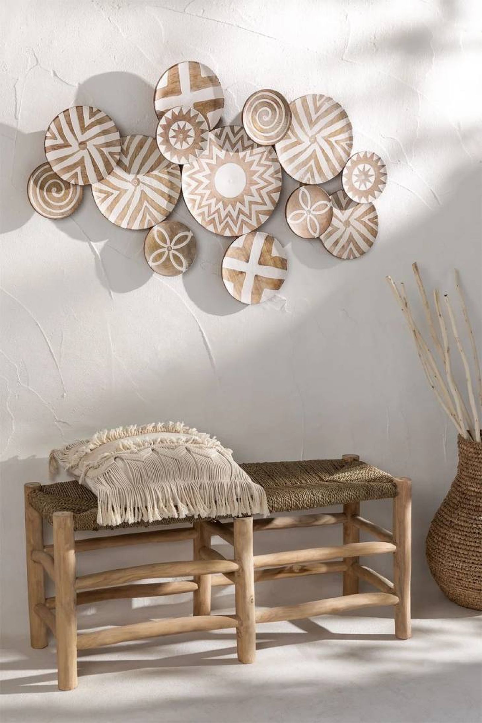 2 platos madera sory sklum decorar pared dormitorio
