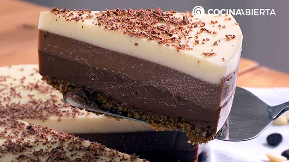 tarta tres chocolates receta