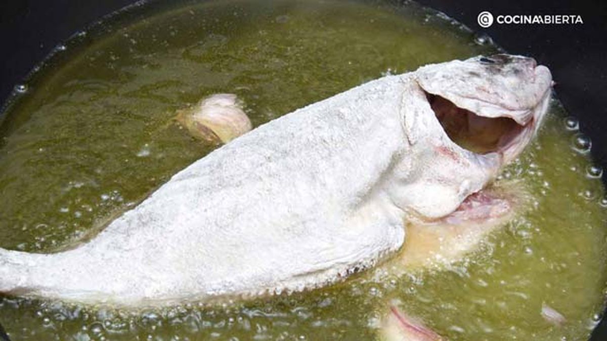 Faneca frita con puré de patatas especial 4