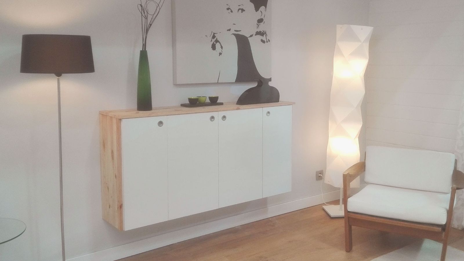 Hacer un mueble suspendido para la pared