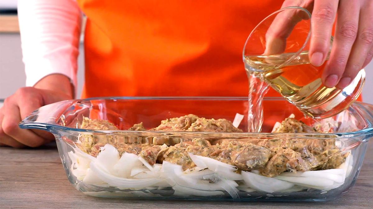 Receta de carne de conejo a la mostaza  paso 4