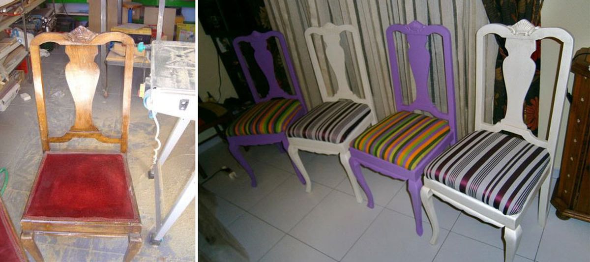 Trabajos de la Comunidad de decoración sobre cómo restaurar sillas 6