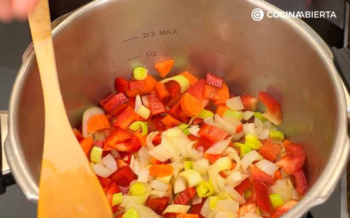 Rehoga las hortalizas