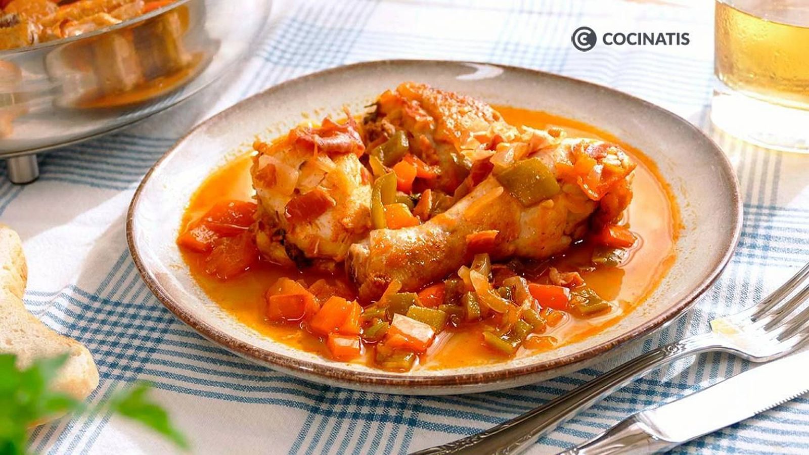 Receta de pollo al chilindrón