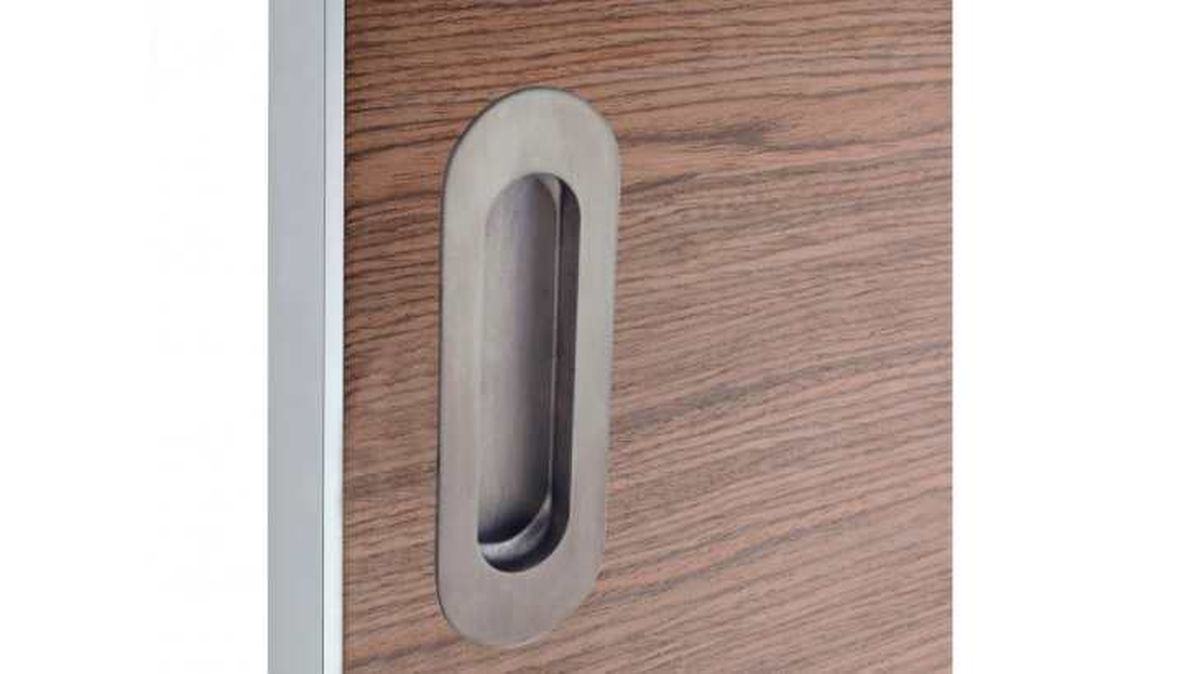 Tirador ovalado para puerta corredera