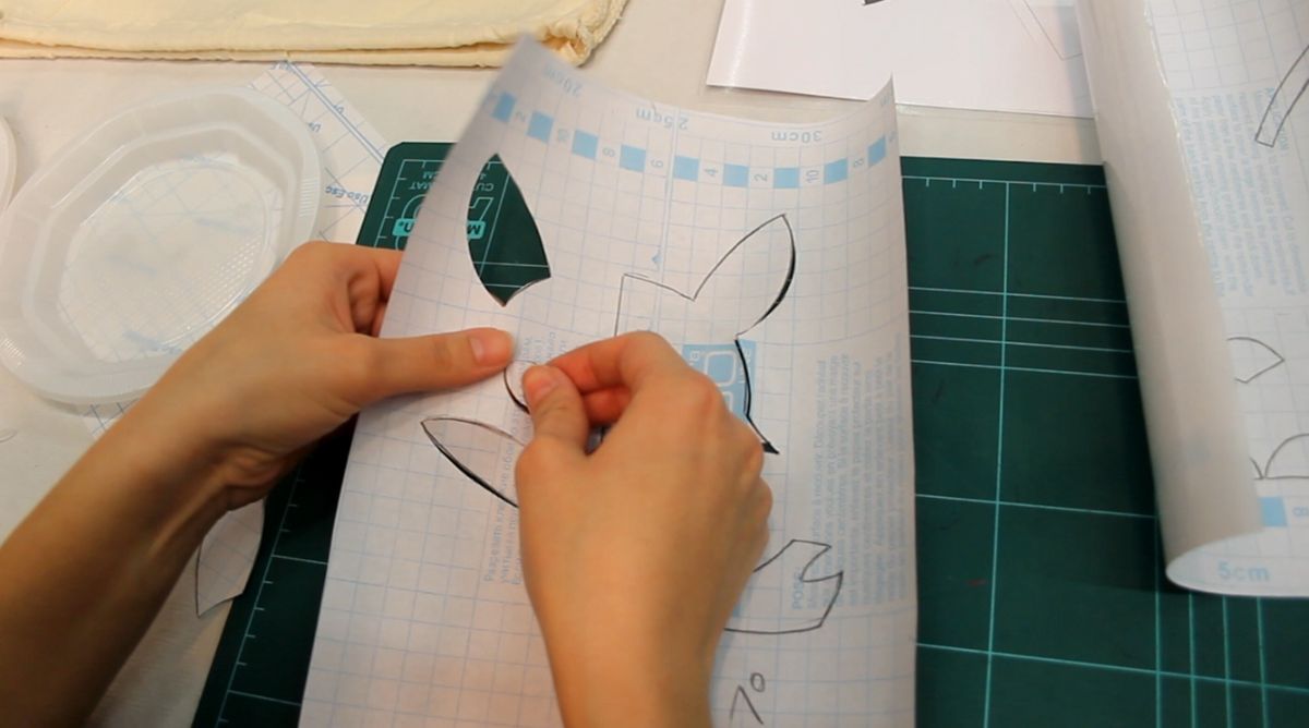 Pintar una mochila de tela paso 1