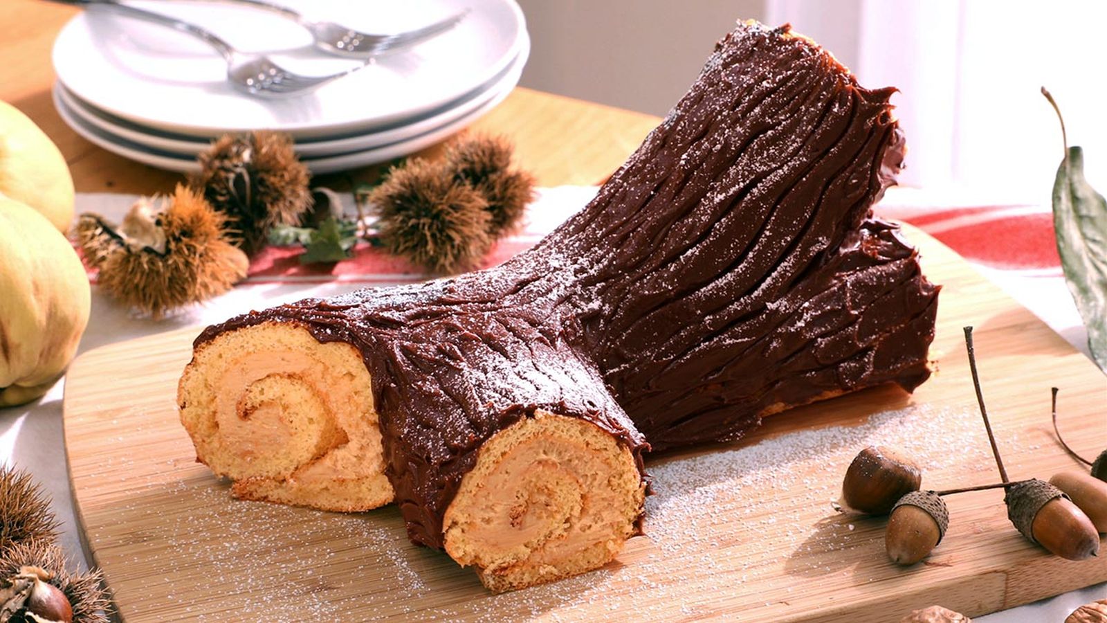 Recopilatorio de dulces de Navidad  tronco de Navidad