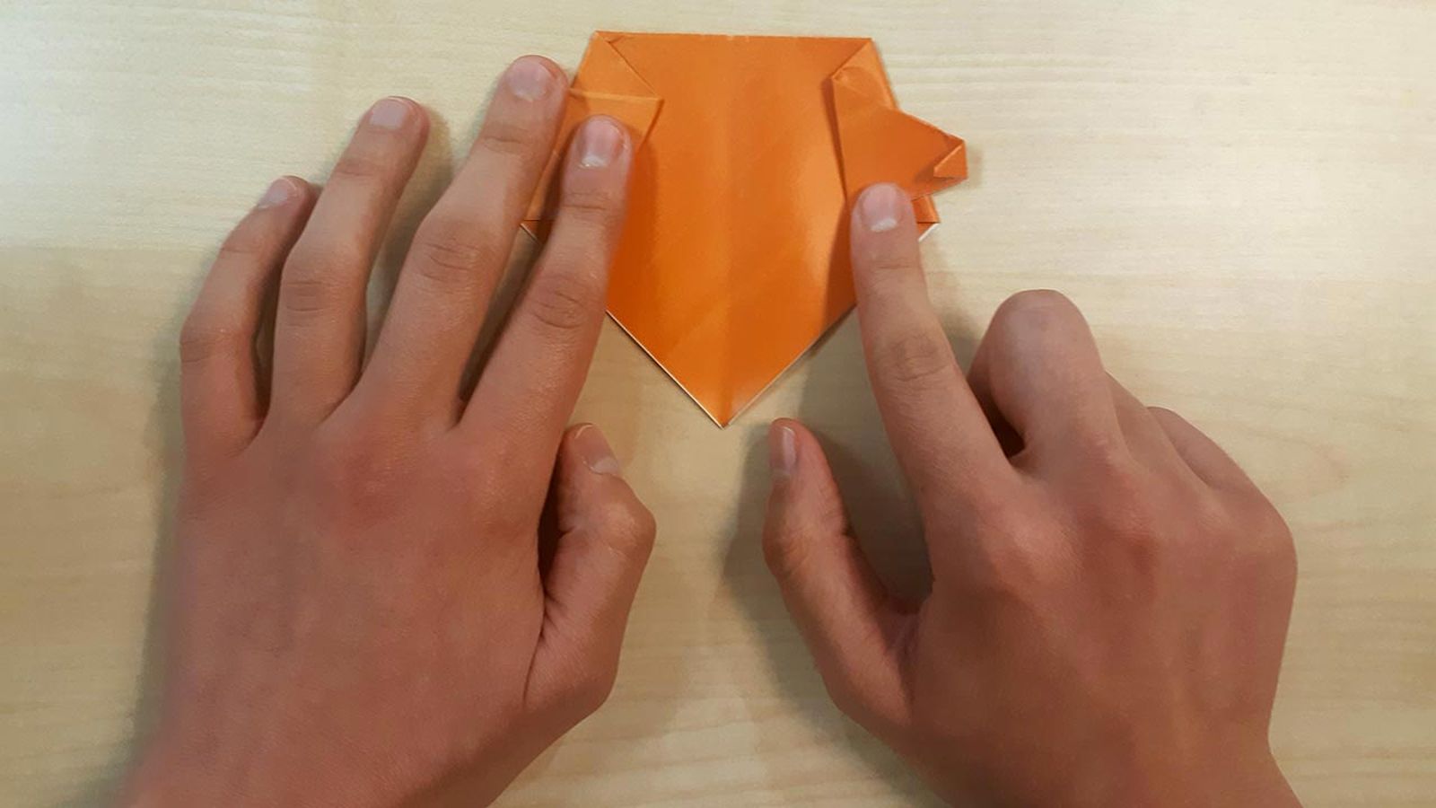 como hacer un perro shiba inu de origami paso 5