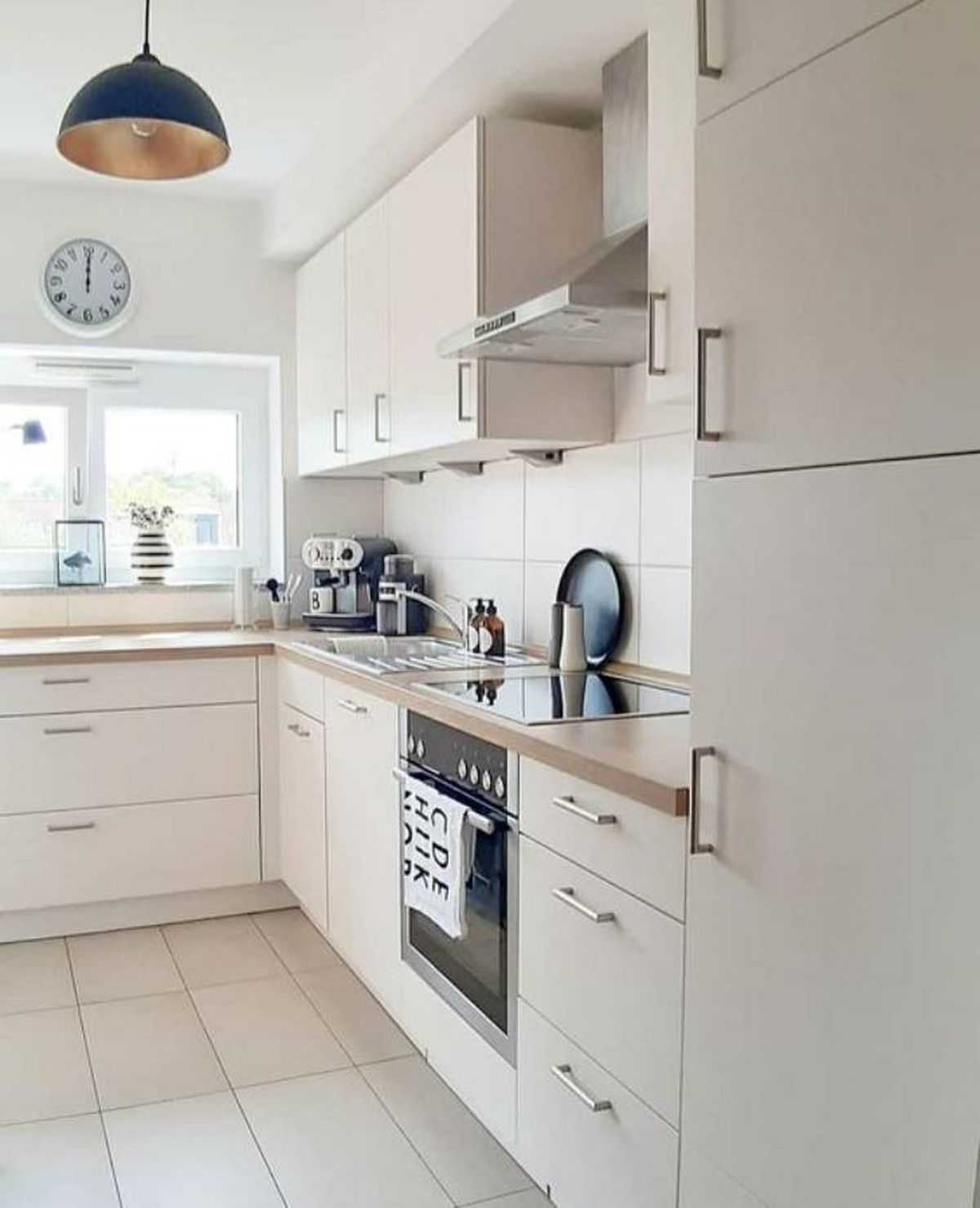 cocina blanca baldosas blancas pinterest noe de nunca jamás