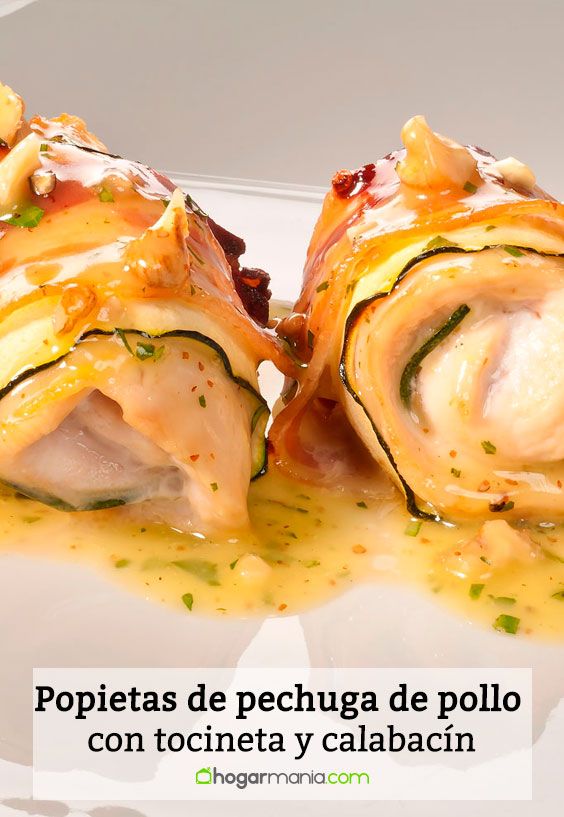 popietas pechuga pollo tocineta calabacin pin