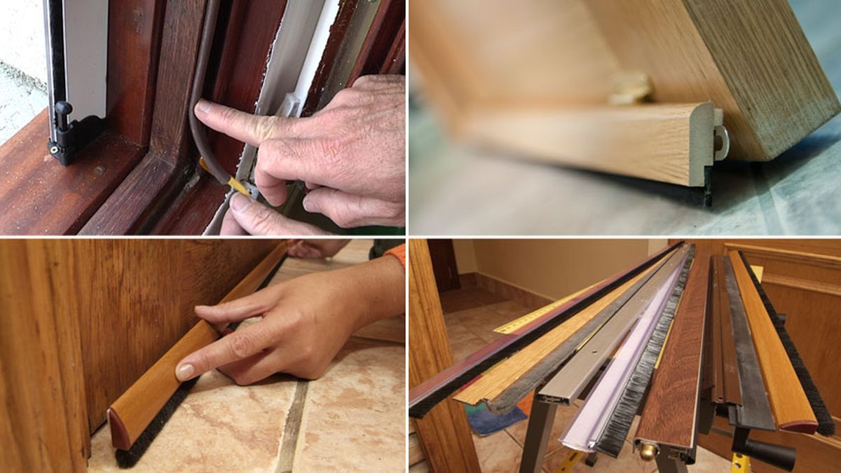 Aislar ventanas y puertas con burletes