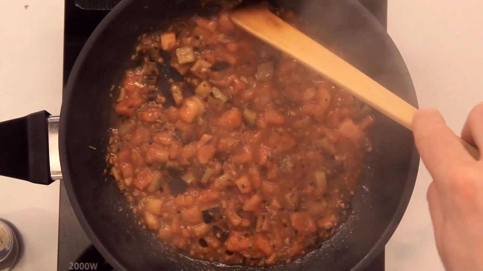 015 espaguetis salsa tomate berenjena salsa kikkoman paso 06