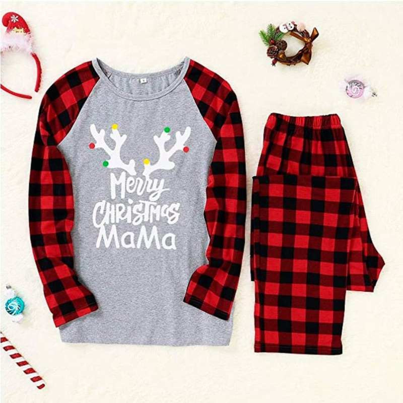 Asegúrate de elegir la talla correcta antes de comprar el pijama navideño