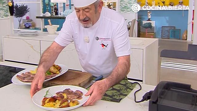 espaldilla de ternera a la plancha con verduras  receta karlos arguinano karl67500321 paso5