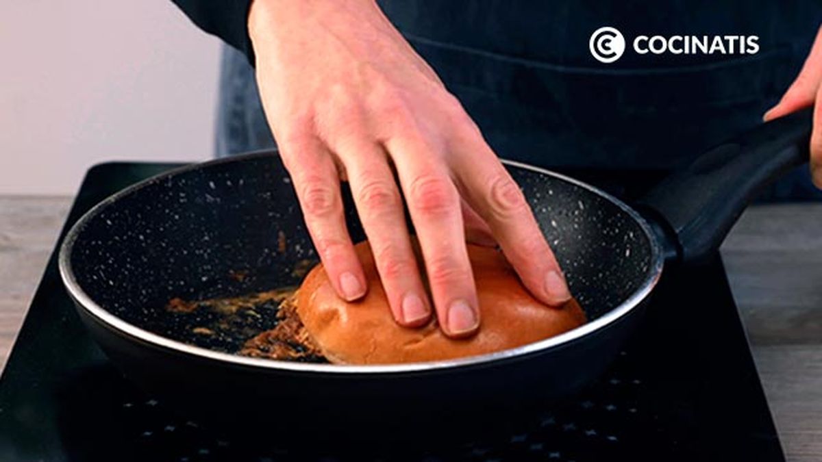 Receta de hamburguesa de carne picada y champiñones  paso 5