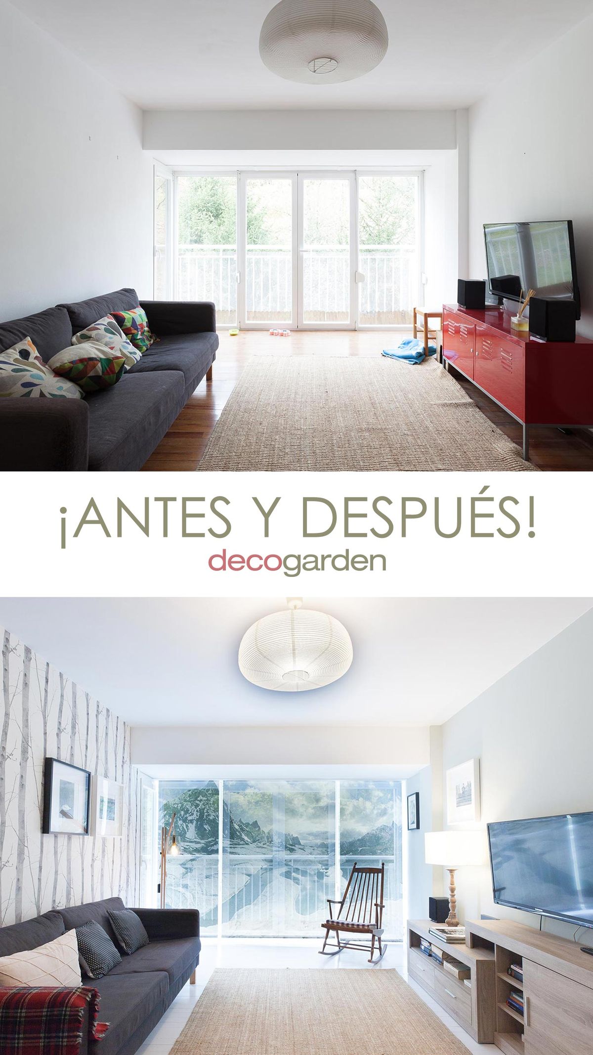 Deco734 salon amplio en la montaña pin