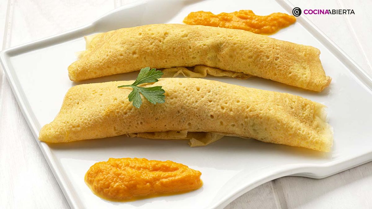 receta crepes pavo puerro queso karlos arguinano