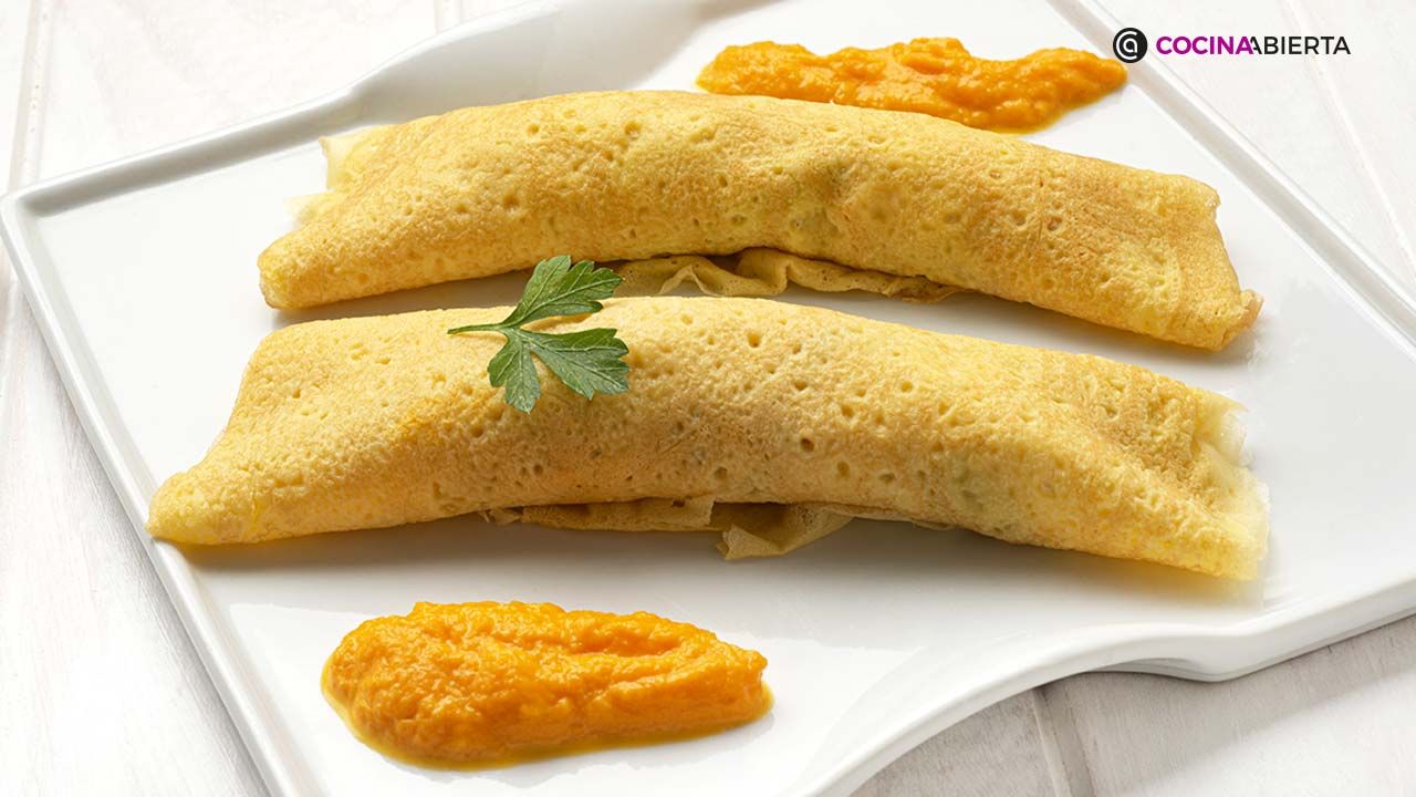 receta crepes pavo puerro queso karlos arguinano