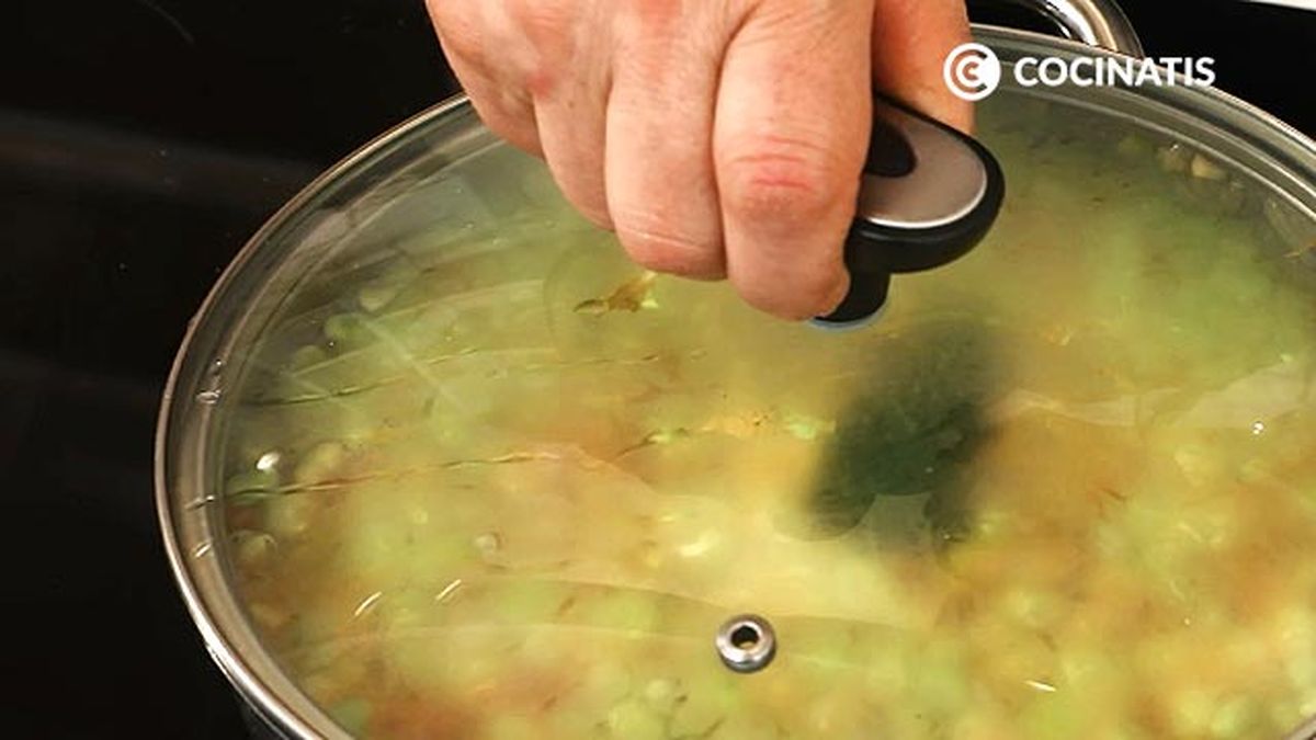 Receta de habas a la catalana  paso 4